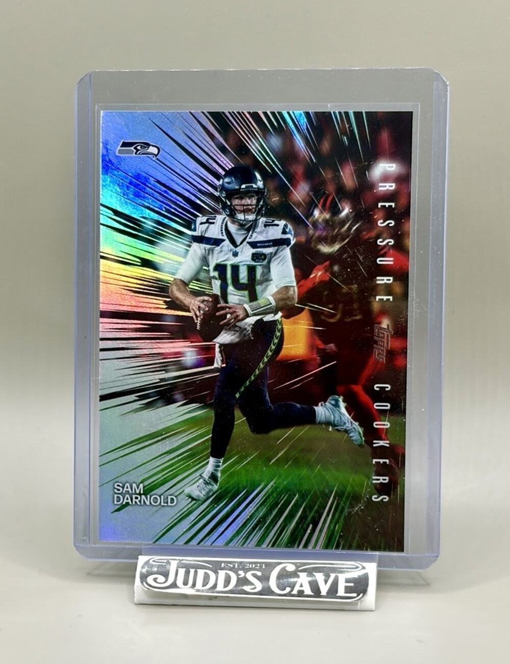 🚨 2026 Topps Flagship Football Sam Darnold Seahawks Pressure Cookers PC-24 🏈